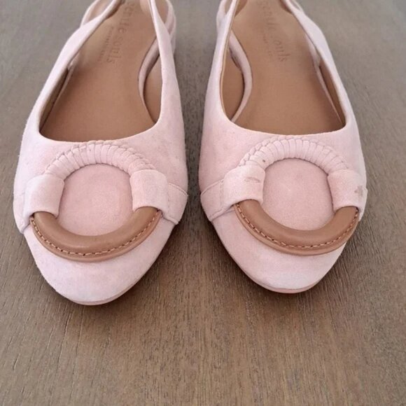 Gentle Souls by Kenneth Cole Athena Slip On Slingback Flats - Blush - Size: 8.5 - Picture 2 of 9